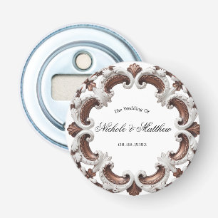 Elegant Baroque Wedding Favor Flasköppnare