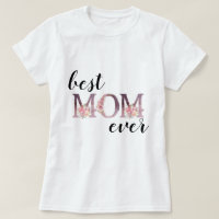 Elegant Bästa MAMMA någonsin Blommigt-typografi