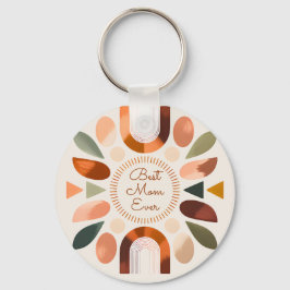 Elegant Bästa mamma någonsin Boho nyckelring Mamma