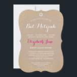 ELEGANT BAT MITZVAH guld kondeni kraftkraft Inbjudningar<br><div class="desc">Obs! Den blanka guld-effekten är en utskriven bildEn söt konfetti, polka pridedesign med guld-folie som söker efter ditt barns BAT MITZVAH INVITATIONER. Wow dina vänner och din familj med detta lilla nummer;D-format som mall är det enkelt att lägga till egna uppgifter, lägga till ditt foto eller slått anpassa knappen och...</div>