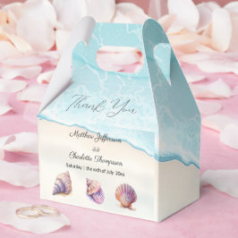 Elegant Beach Wedand Seashells Pearls Nautical Presentaskar