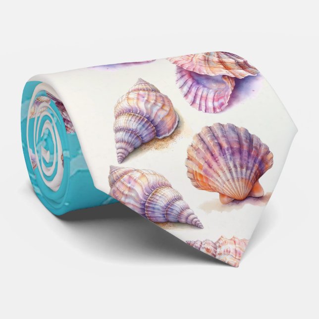 Elegant Beach Wedand Seashells Pearls Nautical Slips (Rullad)