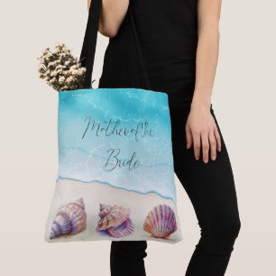 Elegant Beach Wedand Seashells Pearls Nautical Tygkasse