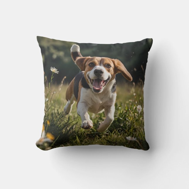 Elegant Beagle Dekorativ kudde (Framsida)