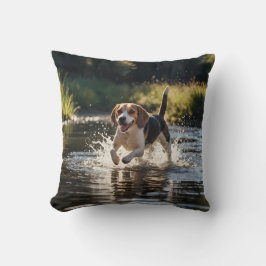 Elegant Beagle Dekorativ kudde