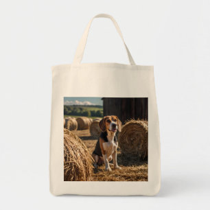 Elegant Beagle Livsmedel Tote Tygkasse