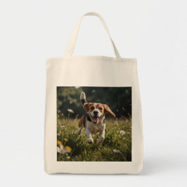 Elegant Beagle Livsmedel Tote Tygkasse