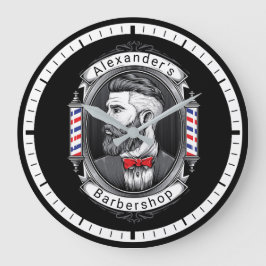 Elegant Bearded Man Thin Ram Stor Klocka