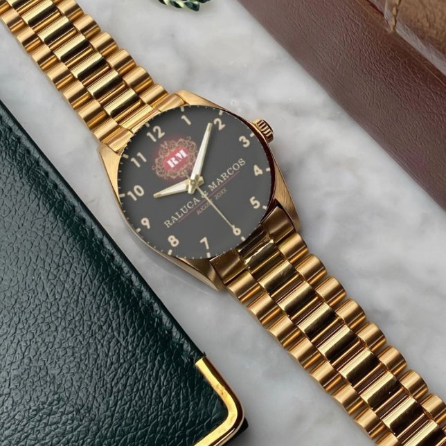 Elegant beautiful classic botanical armbandsur (Skapare uppladdad)