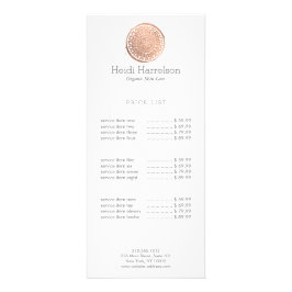 Elegant Beauty Mandala Logotyp Ro Guld Reklamkort