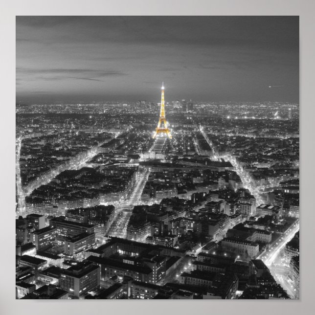 Elegant Beauty of Paris Nights Poster (Framsidan)