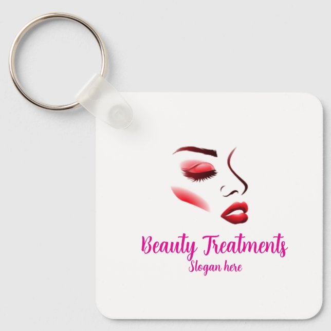 Elegant Beauty Treatments Keychain Nyckelring (Framsida)