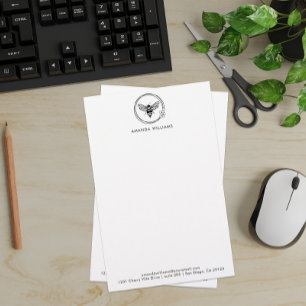 Elegant Bee Anpassningsbar Letterhead Brevpapper