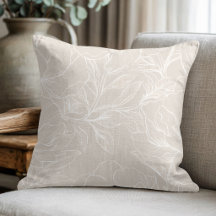 Elegant Beige Blommig Botanisk