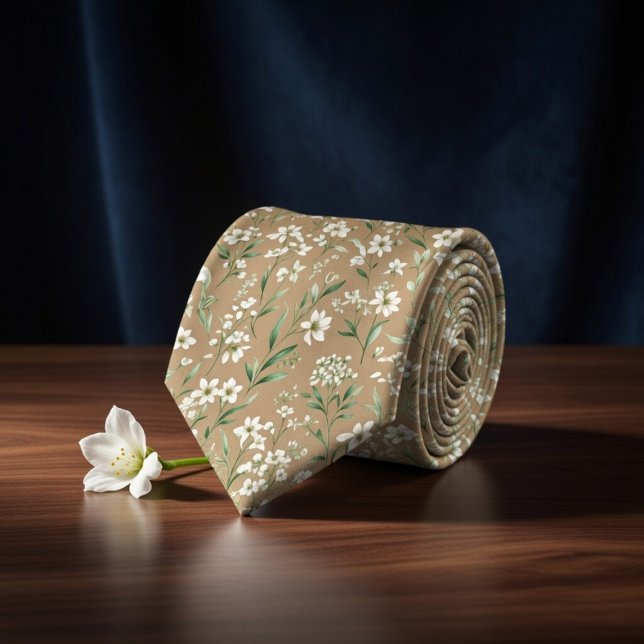 Elegant Beige Botanical Slips (Skapare uppladdad)