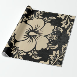 Elegant beige damast jul elegant presentpapper