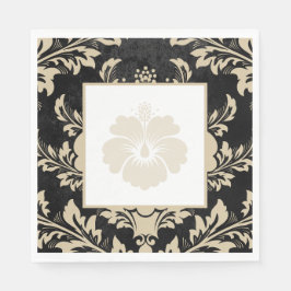 Elegant beige-damm - anpassningsbar vid jul Papper Pappersservett