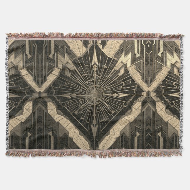 Elegant Beige Filt (Framsidan)