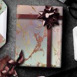 Elegant Beige Marble | Mint Sage Grönt Ro Guld Presentpapper<br><div class="desc">Underbar för DIY-design, presentemballering och möbelbrytning! En sofistikerad feminin utformning med en modern marmor av koppar och sage grönt av marmor av struktur i en gorgös, muterad kombre faux metallisk bronze, ro guld, och myntpalett av grönt med guld folie. Den här handmålade övertoningen lägger till perfekten färg. Från samlingen "Modern...</div>