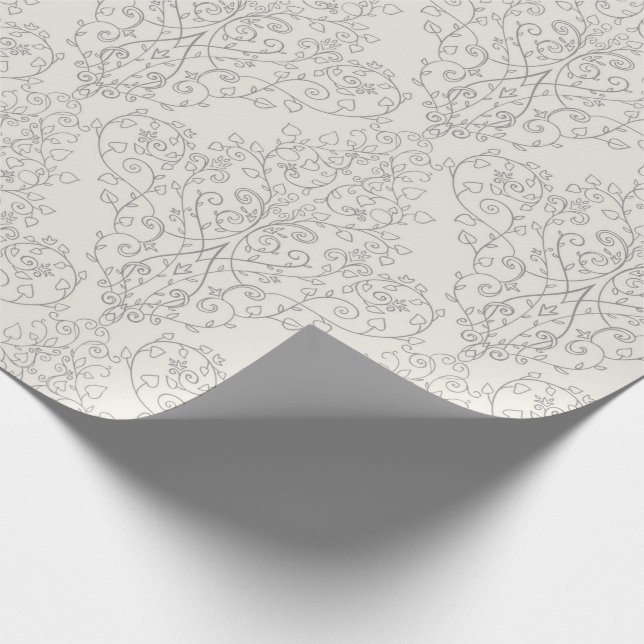 Elegant Beige Presentpapper (Hörn)