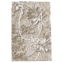 Elegant beige snöre med diamant