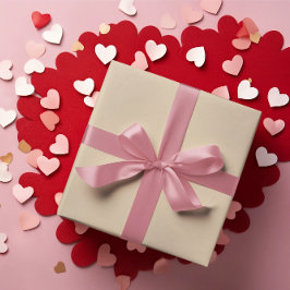 Elegant Beige Wrapping Papper Roll Presentpapper