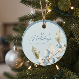 Elegant Berries Glad helg Round Gift Märkre Gåvor Etiketter