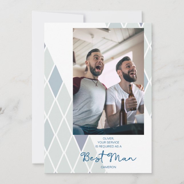 Elegant Best Man-Abstrakt-fotosofistikerad (Framsida)
