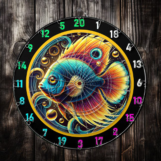Elegant Betta Dartboard Wall Visning Darttavla