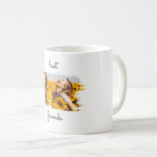 Elegant BFF Bästa vänner för födelsedagskort Kaffemugg