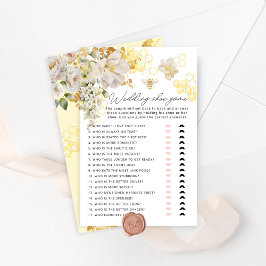 Elegant bin honeycombi bröllop She-spelet