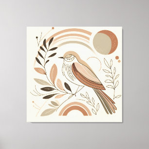 Elegant Bird Canvas Art