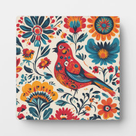 Elegant Bird Design in polska Folk Art Stil