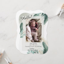 Elegant Birth Notice