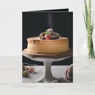 Elegant Birthday Cake Kort