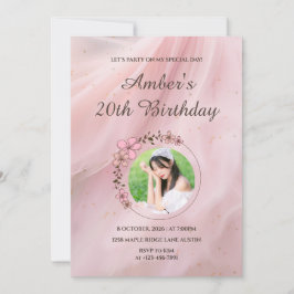 Elegant Birthday Invitation_Fresh Look Invitation Inbjudningar