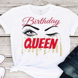 Elegant Birthday Queen 18:e | 21:a | 30 | 40 T Shirt