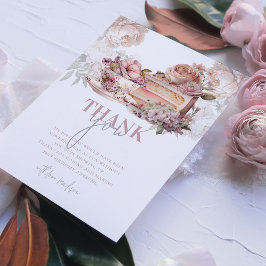 Elegant Birthday Tea Party Tack Kort