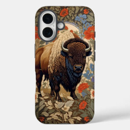 Elegant Bison William Morris Inspired