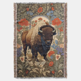Elegant Bison William Morris Inspired Filt