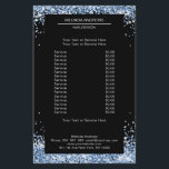 Elegant blå båda sidor Flyer<br><div class="desc">En elegant och förfinad design med en digital bild av silver-lilac-glas. Anmärkning: Produktionens processaa användor inte en riktig film,  endast färg trycks grundligt. Lägg till data,  logotyp,  företagsinformation och bilder i minuter.</div>