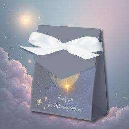 elegant blå galax himmel bröllop presentaskar