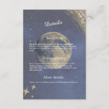 elegant blå galaxy celestial himmel bröllop