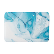 Elegant Blå marmorerad