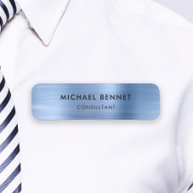 Elegant Blå Metallisk Professionell Verksamhet
