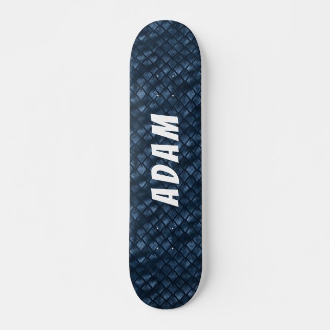 elegant blå Skateboard (Framsida)