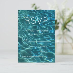 Elegant blå teal vatten mönster oceanen sjö vinkar inbjudningar