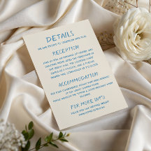 Elegant blå typsnitts typografi bröllopsdetaljer