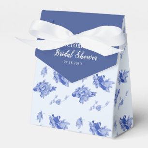 Elegant Blåa blommor Modern Retro Chinoiserie Presentaskar