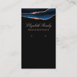 Elegant Blåblå Ro-Guld, judiskt svart Visitkort